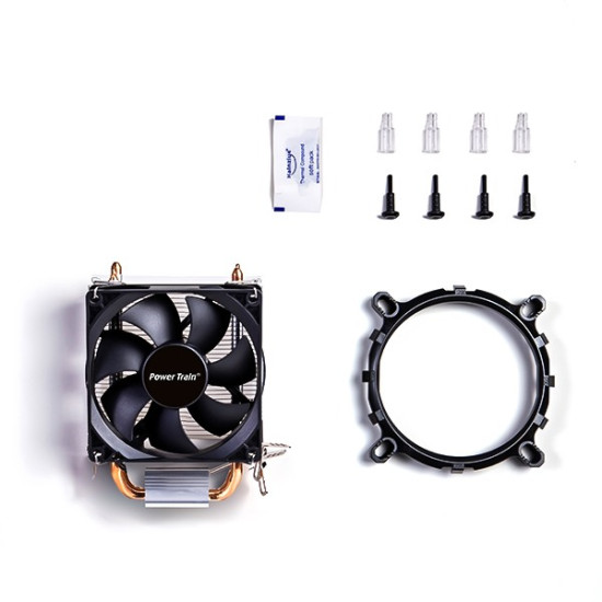 Power Train DL-200T (Non-RGB) Single Fan CPU Cooler Power Train DL-200T (Non-RGB) Single Fan CPU Cooler