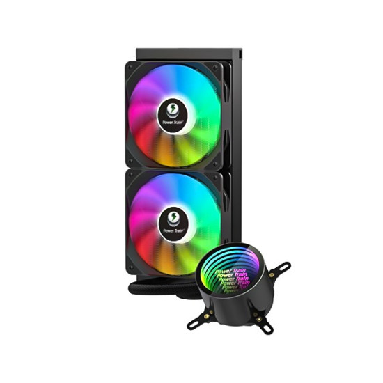 Powertrain DL-240 ARGB (Black) Liquid CPU Cooler Powertrain DL-240 ARGB (Black) Liquid CPU Cooler