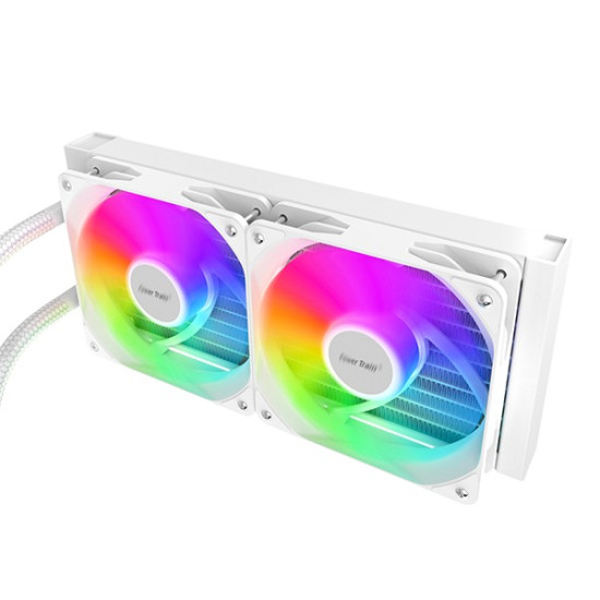 Power Train DL-240 ARGB 240mm Liquid CPU Cooler White