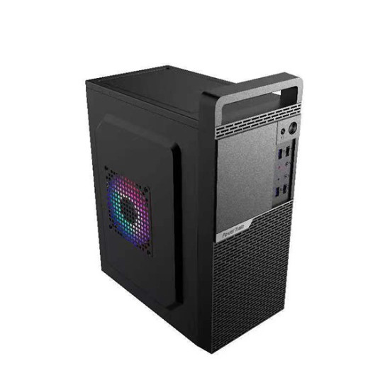 Power Train PT-M377BH ATX Case With 200W Power Supply