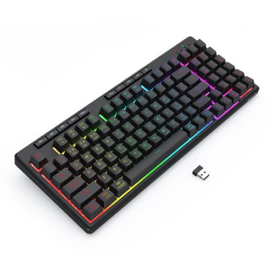 Redragon VARRO PRO K517-RGB Pro Tri-Mode Wired Membrane Gaming RGB backlighting keyboard