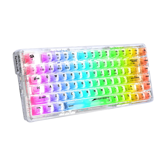 REDRAGON K649 ELF PRO TRANSLUCENT CUSTOM SILVER SWITCH