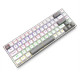 Redragon K705 White Gray PRO Tri-Mode rainbow mechanical gaming keyboard Redragon K705 White Gray PRO Tri-Mode rainbow mechanical gaming keyboard