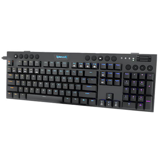 REDRAGON K618-HORUS BLACK LOW-PROFILE RED SWITCHES Mechanical Gaming Keyboard
